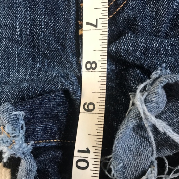 Levi’s High Rise Cutoff Jean Shorts Size 27 - Picture 5 of 7